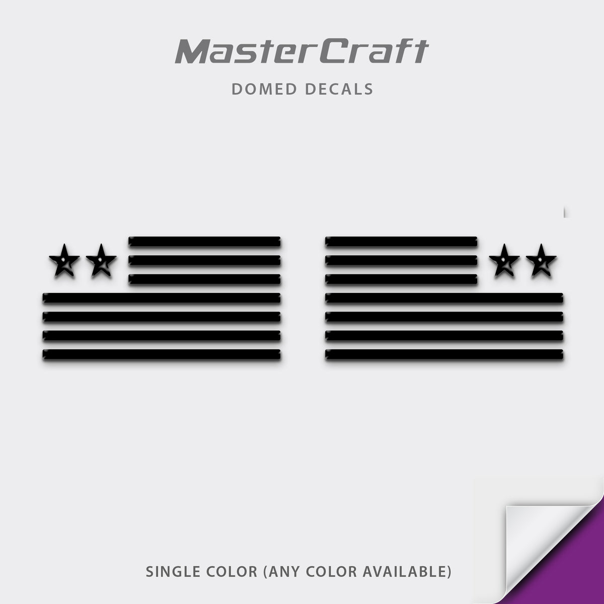 MasterCraft Flag Domed Accessory Decal
