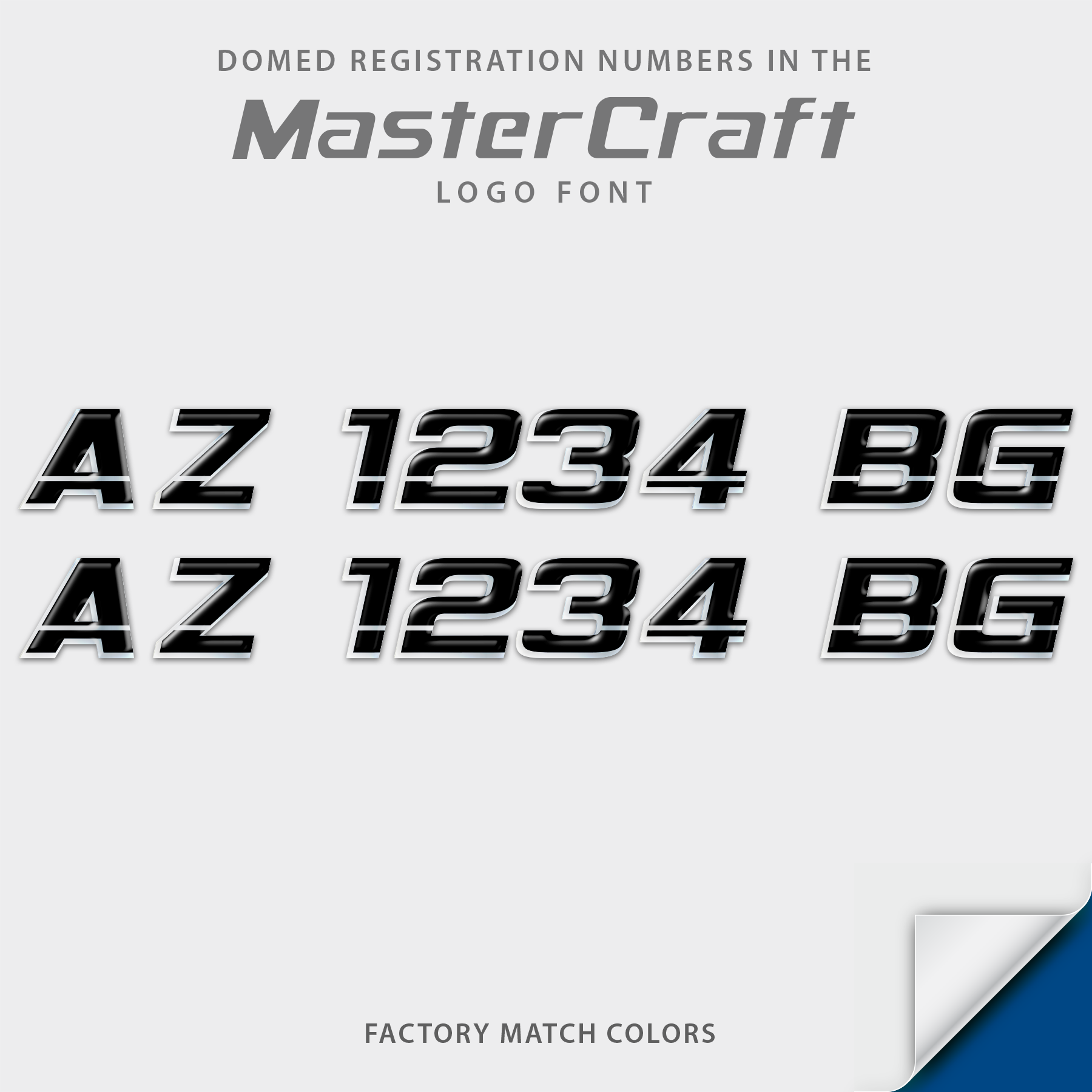 1990-1998 MasterCraft with Shadow Domed Registration