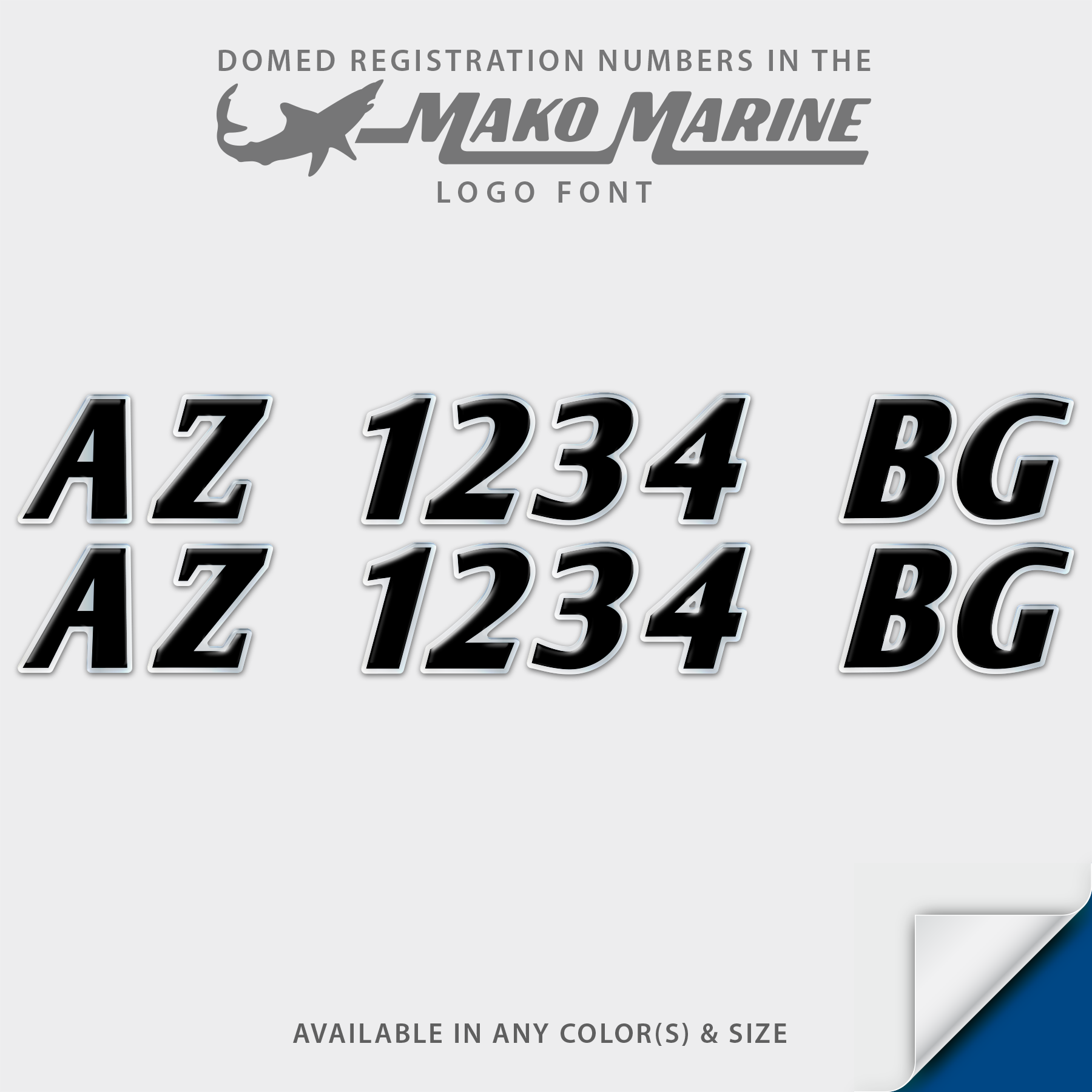 Mako Boats Domed Registration