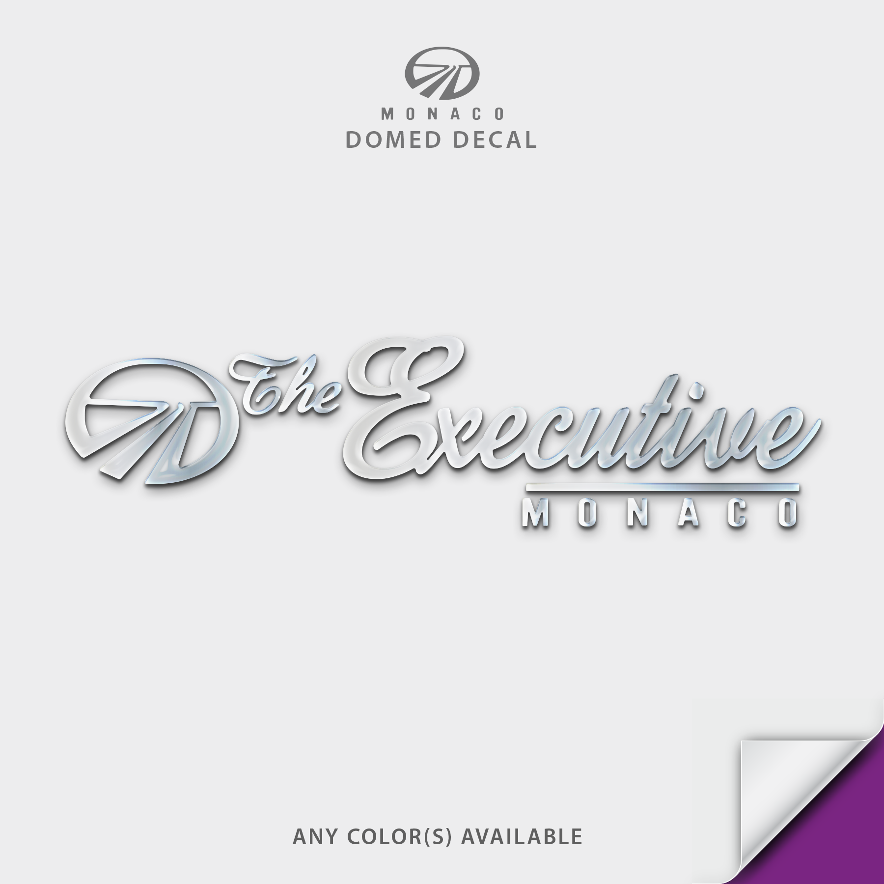 Monaco The Executive RV Domed Decal