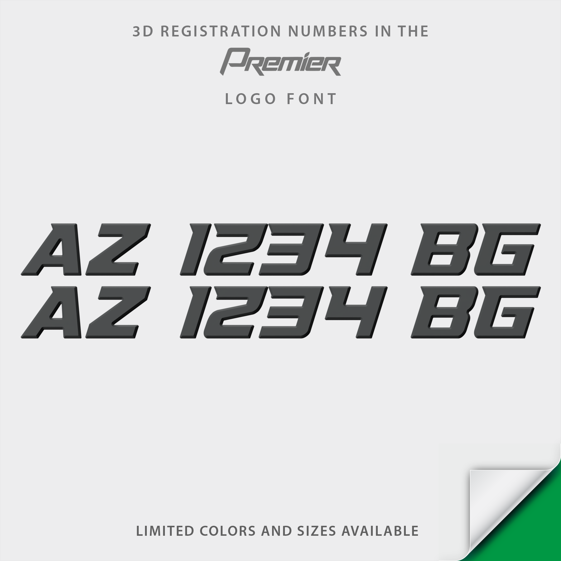 Premier 3D Emblem Registration