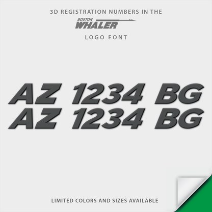 Boston Whaler 3D Emblem Registration
