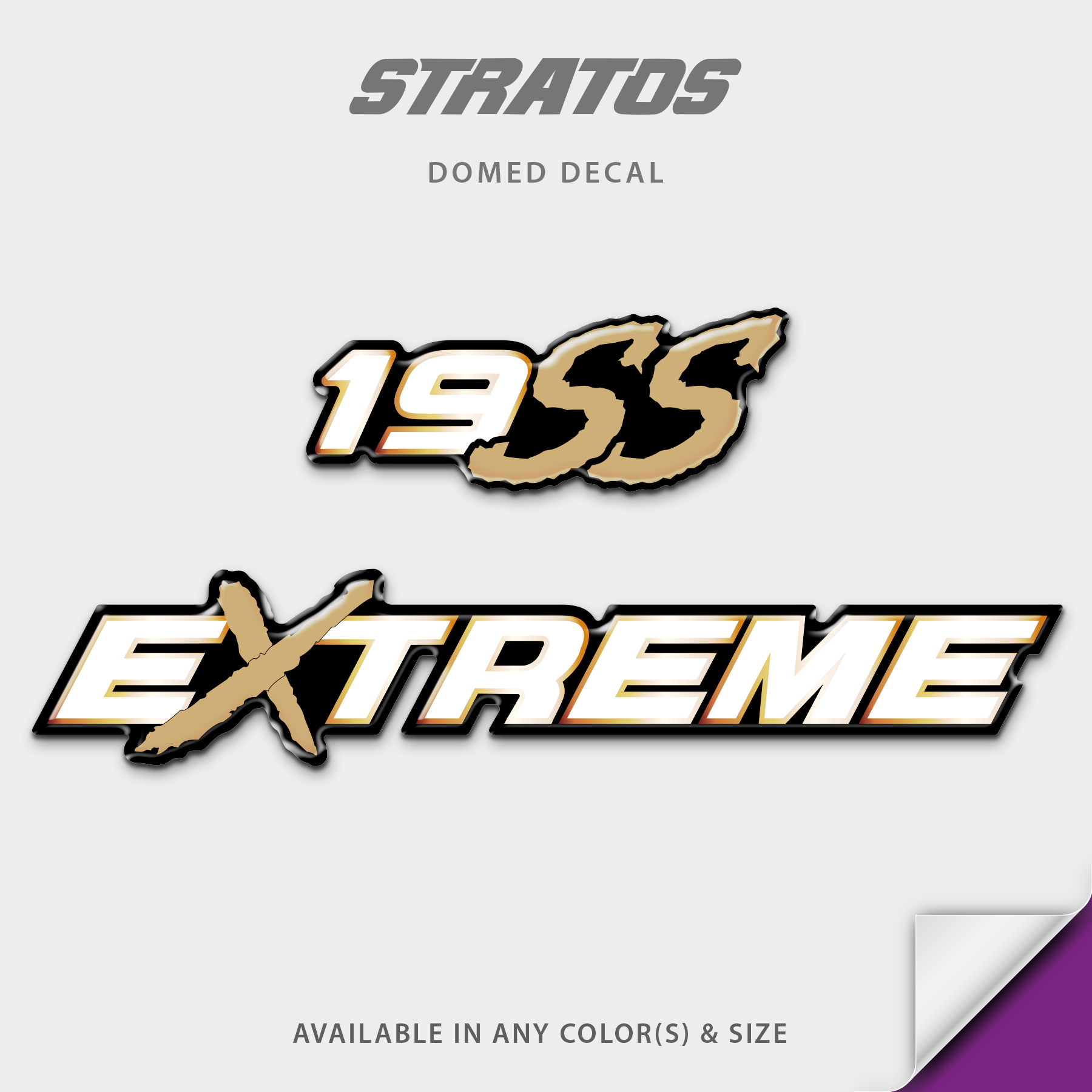 2000-2001 Stratos 19SS Extreme Domed Boat Decal