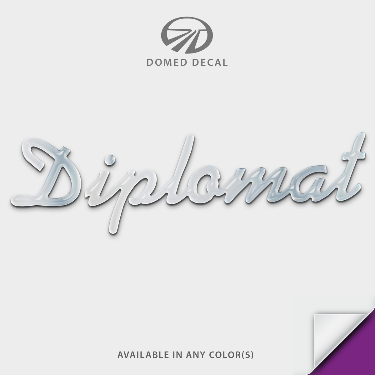 Monaco Diplomat v2 Domed Decal