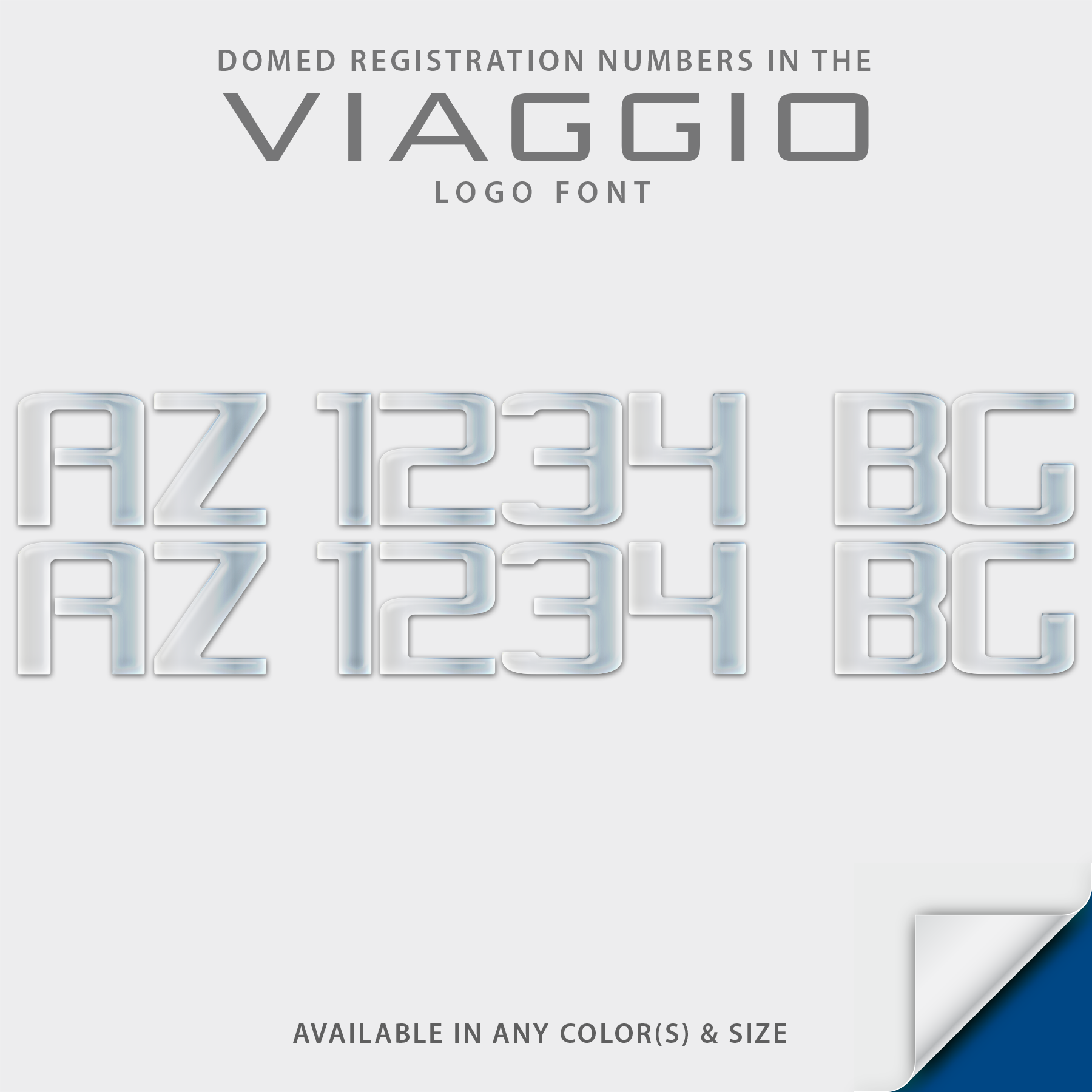 Viaggio Lago Model Font Domed Registration