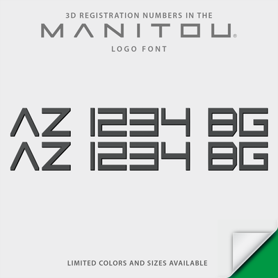 Manitou Pontoon Boat Registration by Domed Numbers