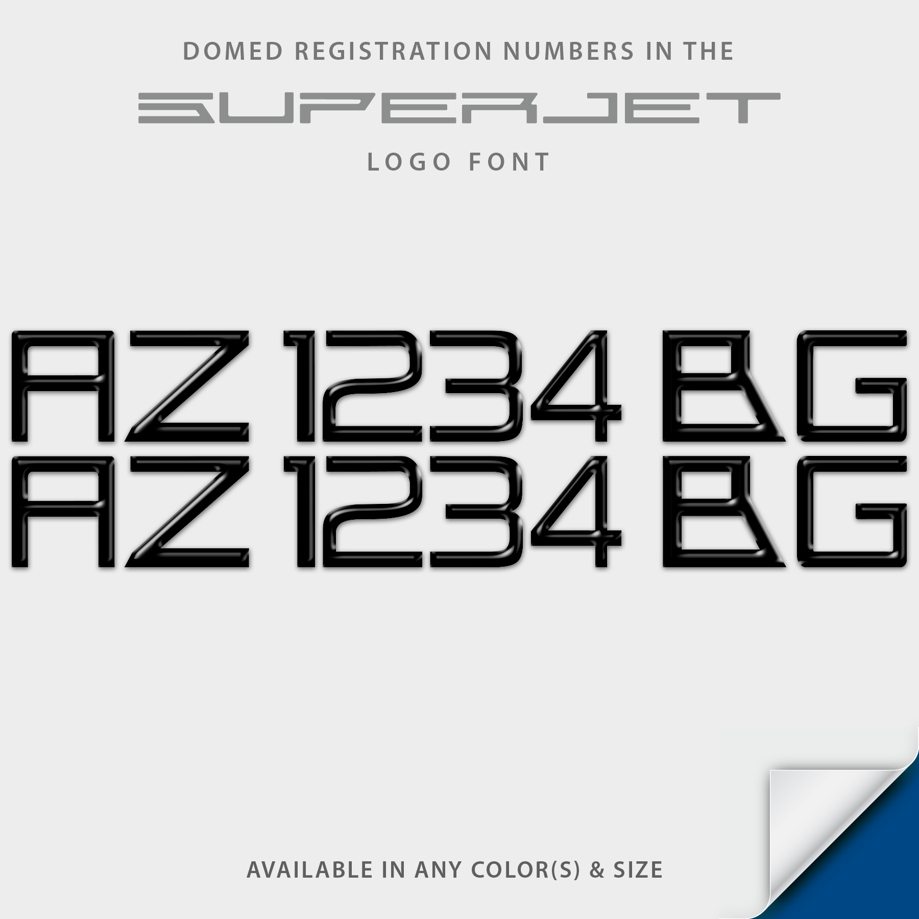 Yamaha Superjet Registration by Domed Numbers