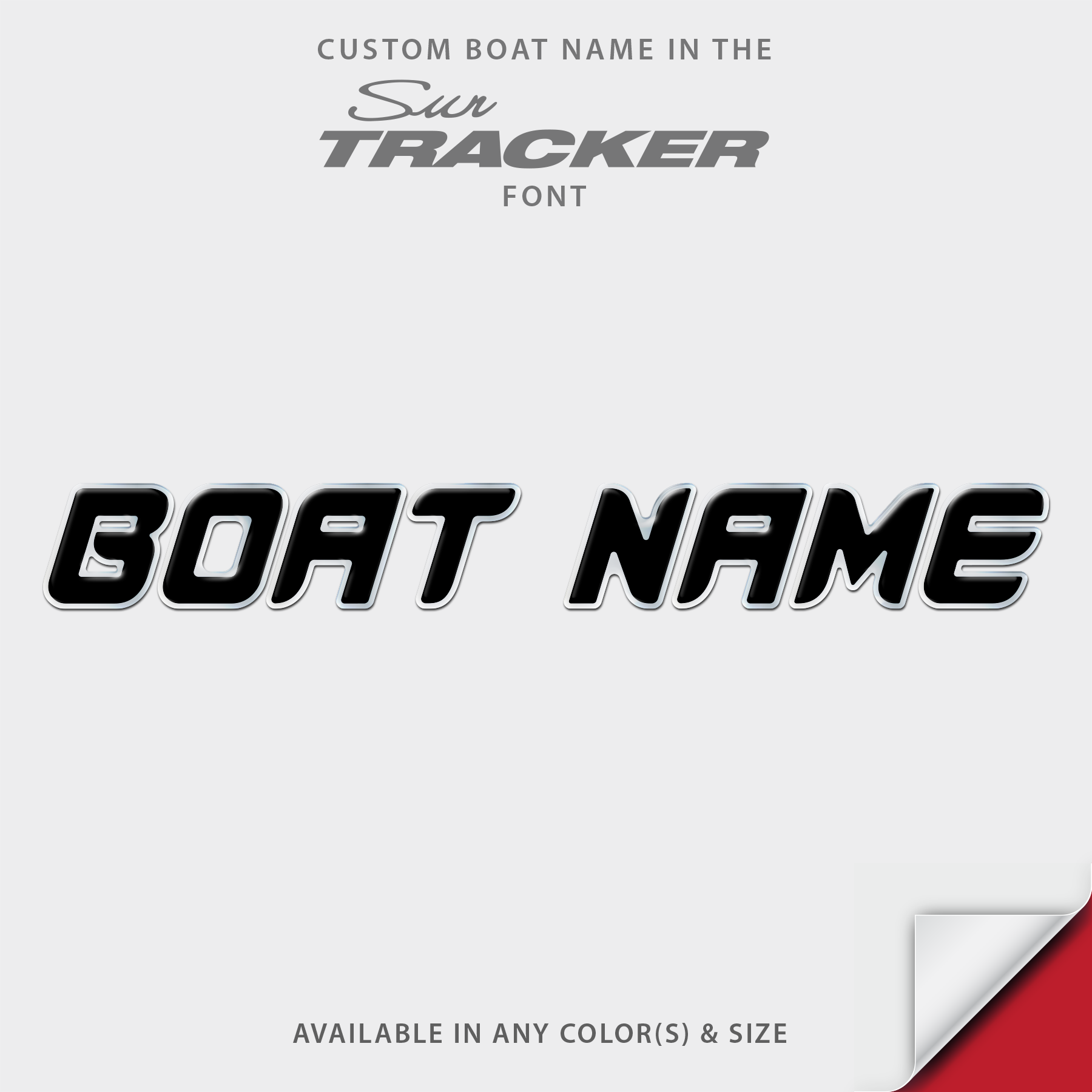 Sun Tracker Party Barge Domed Boat Name