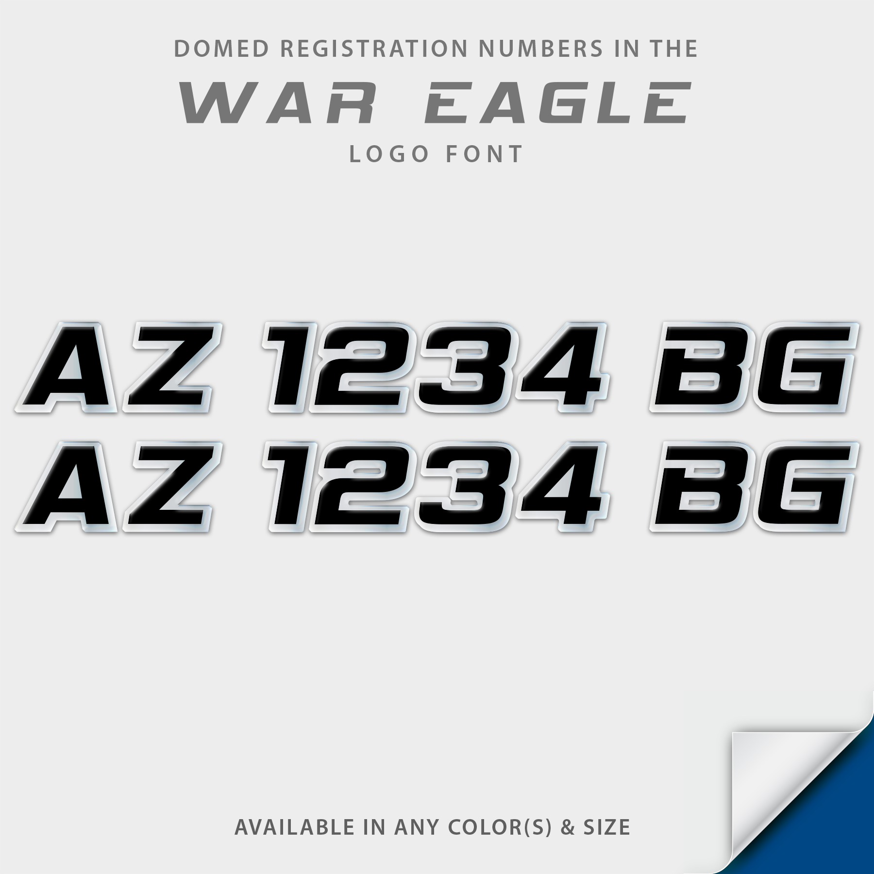 War Eagle Boats Registration by Domed Numbers