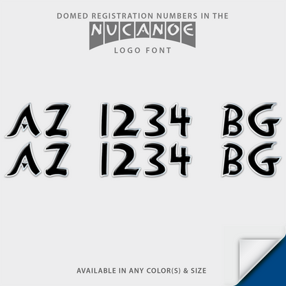Nucanoe Kayak Registration by Domed Numbers