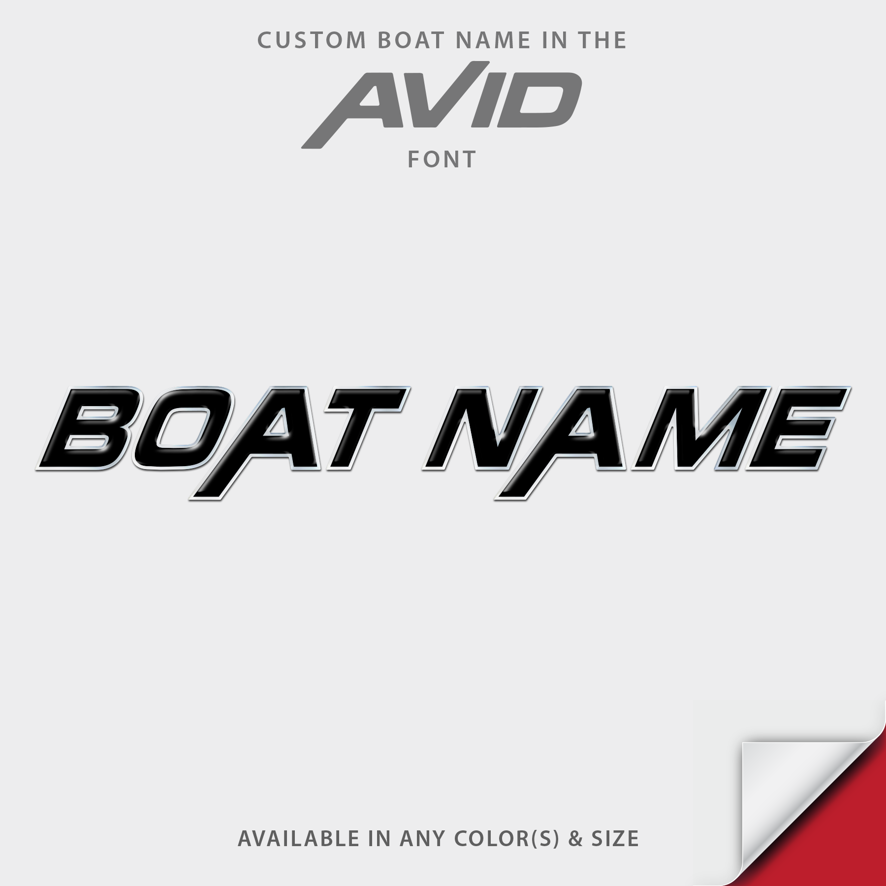 Avid Domed Boat Name