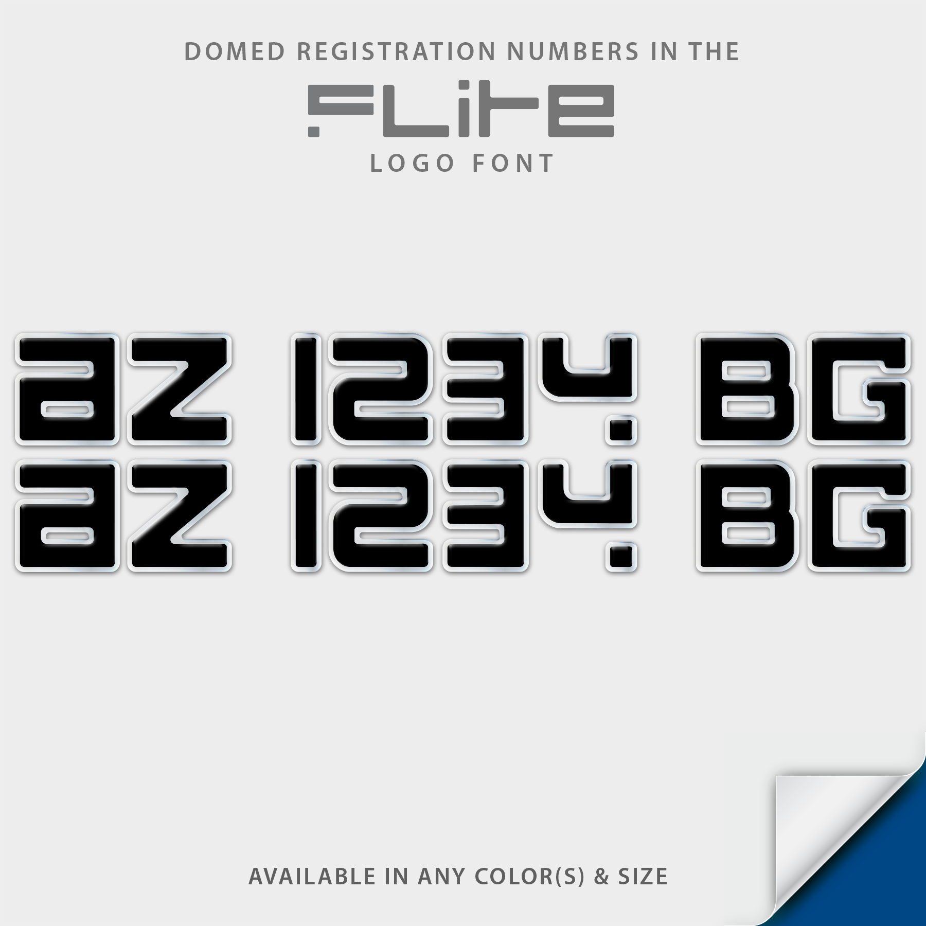 Flite Efoil Registration by Domed Numbers