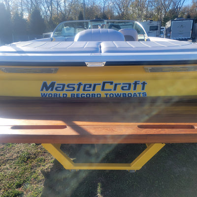 2001-2007 MasterCraft World Record Towboats with factory outlines Domed Transom Decal