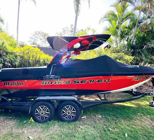 Malibu Wakesetter Domed Boat Decal by Domed Numbers 2