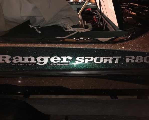 1996-1997 Ranger with Sport Model Number Domed Boat Decal