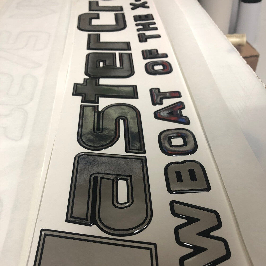 MasterCraft Towboat of the X-Games Domed Boat Transom Decal