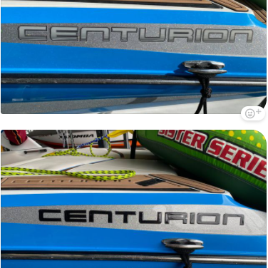 Centurion Domed Boat Decal