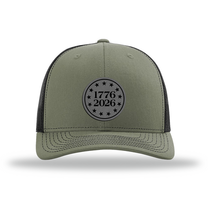 1776-2026 | Richardson 112 Leather Patch Hat