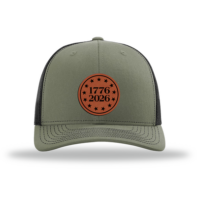 1776-2026 | Richardson 112 Leather Patch Hat