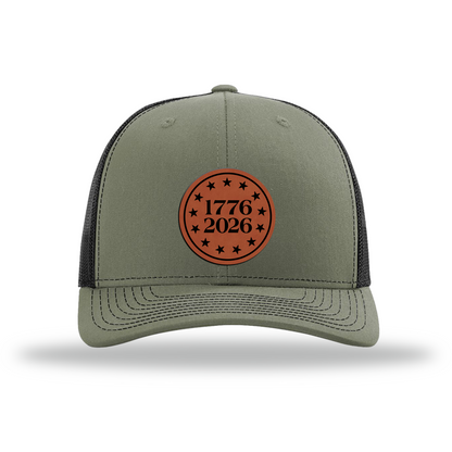 1776-2026 | Richardson 112 Leather Patch Hat