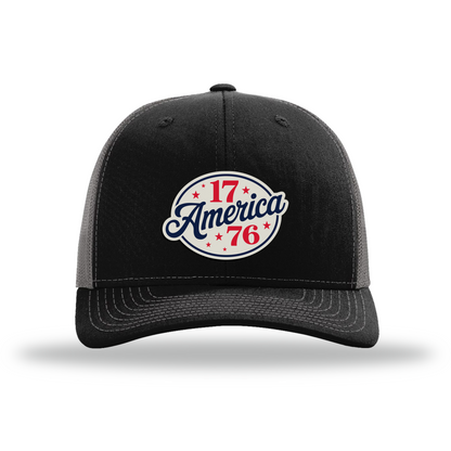 1776 America | Richardson 112 Leather Patch Hat