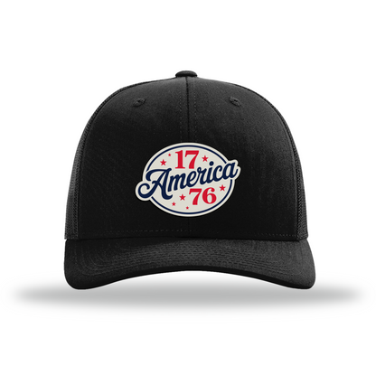 1776 America | Richardson 112 Leather Patch Hat