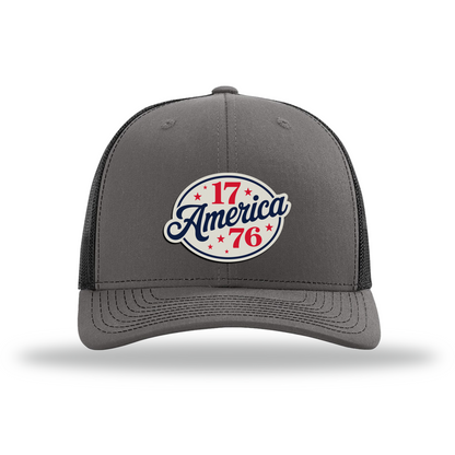 1776 America | Richardson 112 Leather Patch Hat