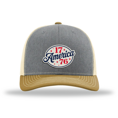 1776 America | Richardson 112 Leather Patch Hat