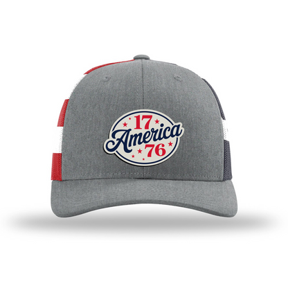 1776 America | Richardson 112 Leather Patch Hat