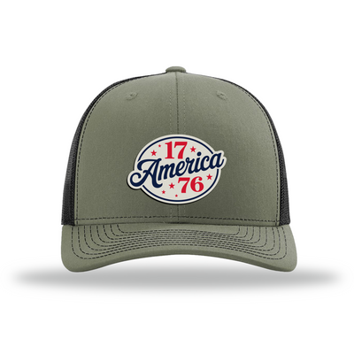 1776 America | Richardson 112 Leather Patch Hat