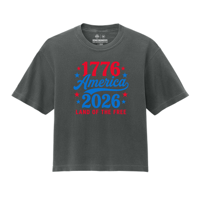 1776 America, Women’s Heavyweight Boxy Tee