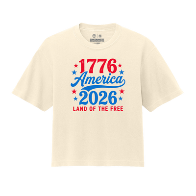 1776 America, Women’s Heavyweight Boxy Tee