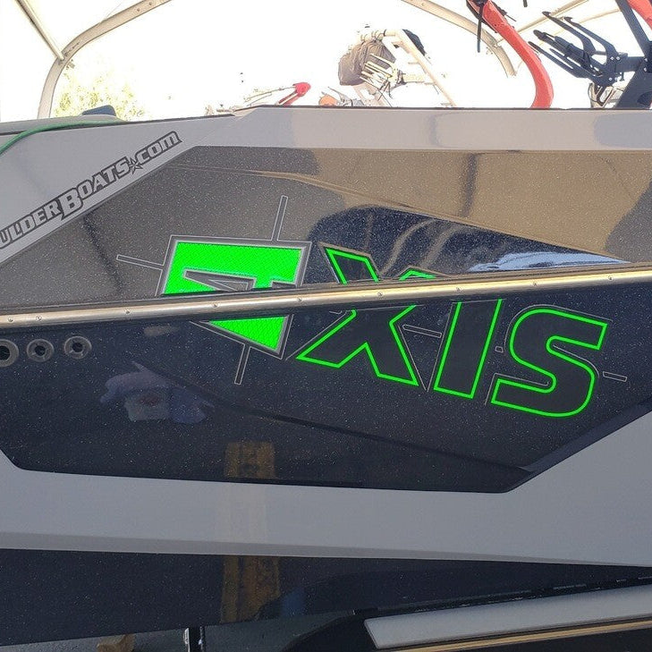 2020-2024 Axis Domed Boat Decal, Choose Your Colors