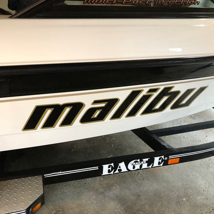 2001 2002 2003 2004 2005 Malibu Domed Boat Decal 1