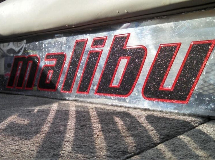 2001 2002 2003 2004 2005 Malibu Domed Boat Decal 2