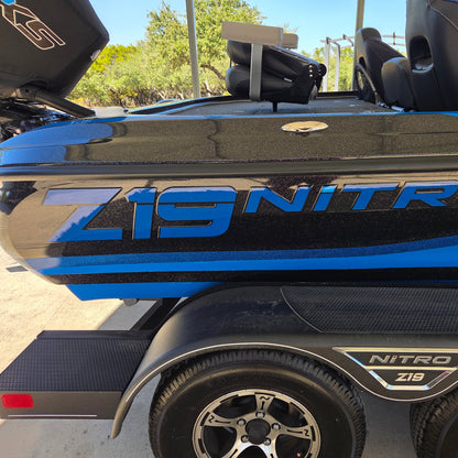 Nitro Model Number Domed Boat Decal