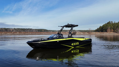 2025 Axis Boat with custom inlay decal by Domed Numbers