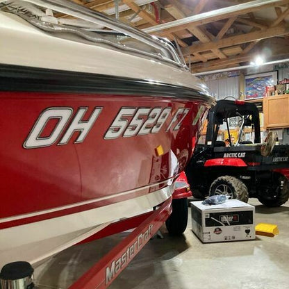 2001-2007 MasterCraft Triple Outline Domed Registration