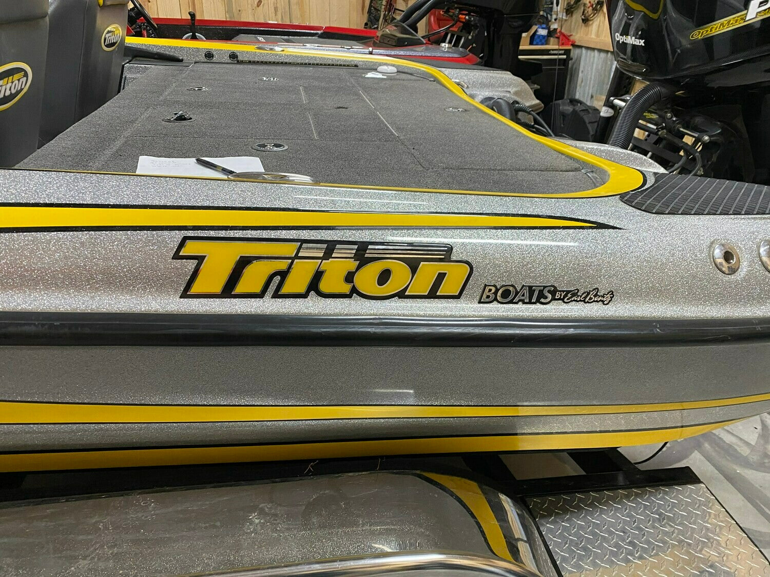 Triton Boats Domed Boat Decal