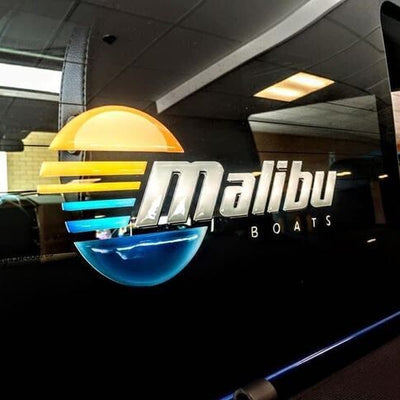Malibu Boats Domed Accessory Decal v2