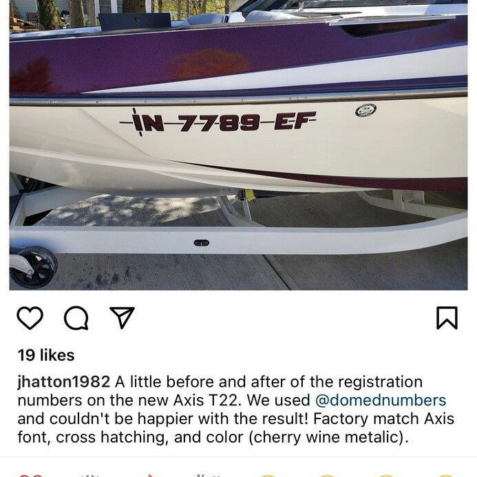 2012-2026 Axis Domed Registration, Choose Your Own Colors