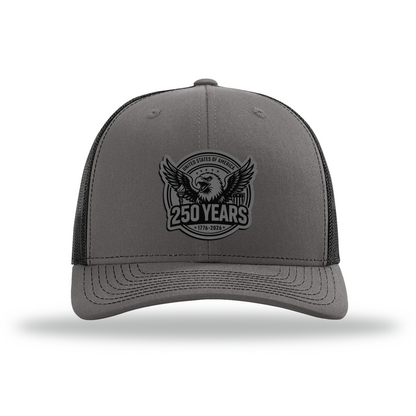 250 Eagle | Richardson 112 Leather Patch Hat