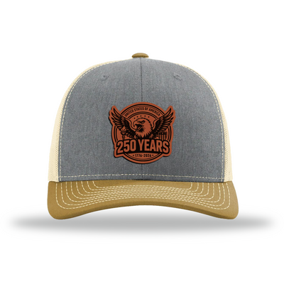 250 Eagle | Richardson 112 Leather Patch Hat