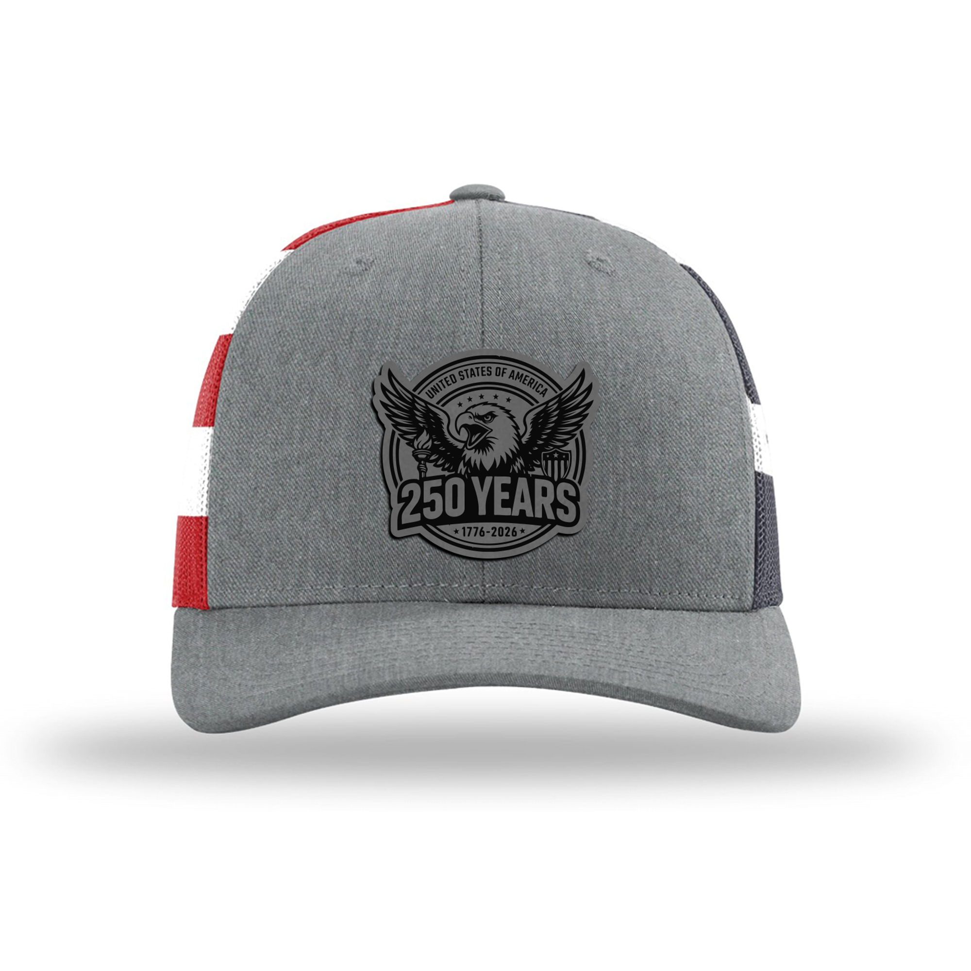 250 Eagle | Richardson 112 Leather Patch Hat