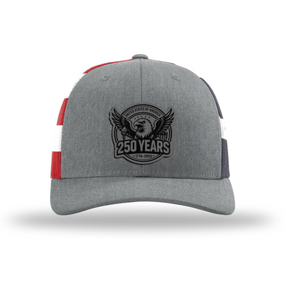 250 Eagle | Richardson 112 Leather Patch Hat