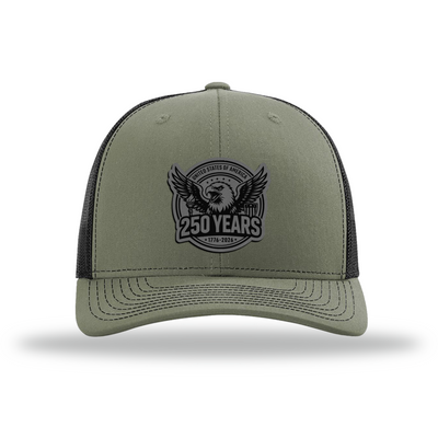 250 Eagle | Richardson 112 Leather Patch Hat