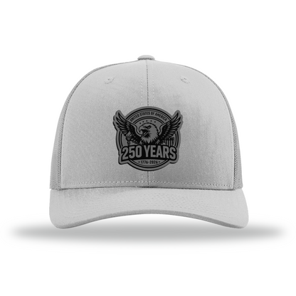 250 Eagle | Richardson 112 Leather Patch Hat