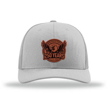 250 Eagle | Richardson 112 Leather Patch Hat
