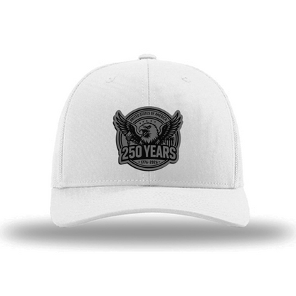 250 Eagle | Richardson 112 Leather Patch Hat