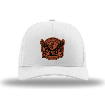 250 Eagle | Richardson 112 Leather Patch Hat